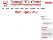 Tablet Screenshot of donegaltilecentre.com